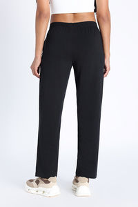 Zivame Knit Cotton Loungewear Bottom - Black Beauty — thumbnail 4